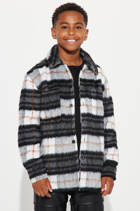 Mini Move Up Plaid Shacket