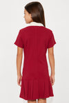 Mini Bree Pleated Polo Mini Dress