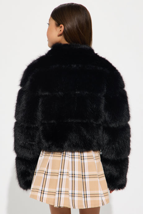 Mini Layla Faux Fur Jacket