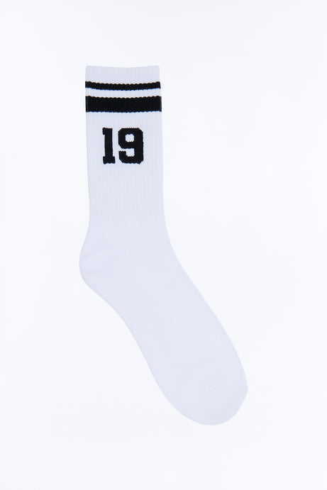 Varsity 19 Stripe Crew Socks