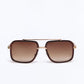 Double Glance Aviator Sunglasses