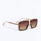 Double Glance Aviator Sunglasses