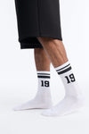 Varsity 19 Stripe Crew Socks