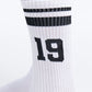 Varsity 19 Stripe Crew Socks