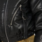 Mini Puff Baby Faux Leather Bomber Jacket