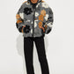 Mini Sherpa Tears Oversized Zip Jacket