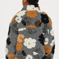 Mini Sherpa Tears Oversized Zip Jacket