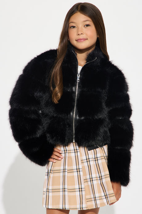 Mini Layla Faux Fur Jacket