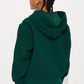 Mini Soho Weave Applique Textured Zip Hoodie