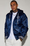 Cowboys Hooded Bomber Jacket