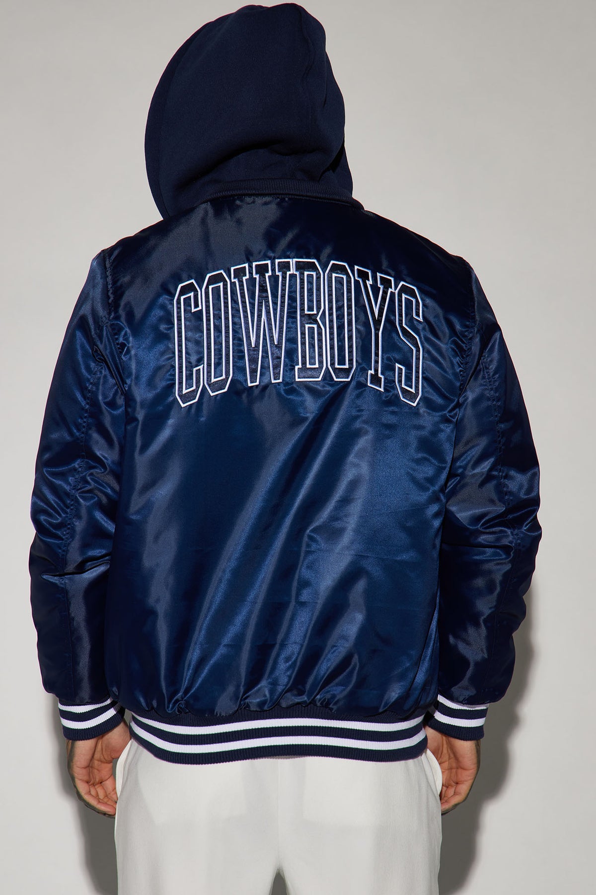 Cowboys Hooded Bomber Jacket