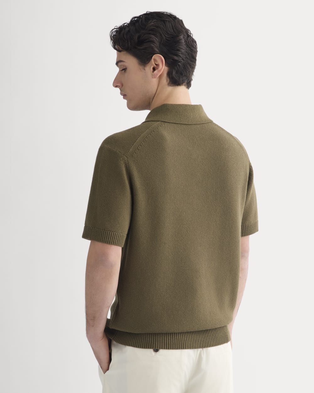 Seed Stitch Polo