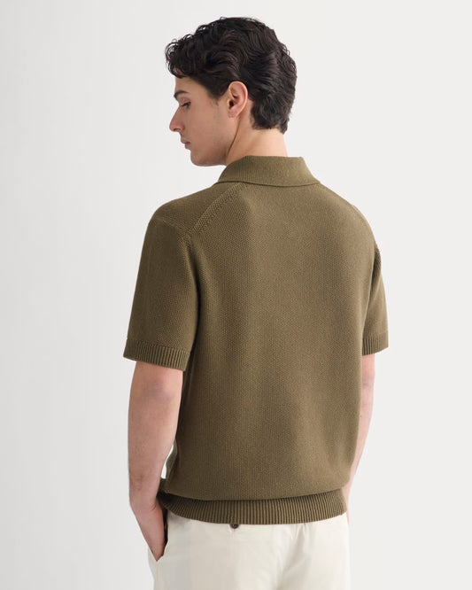 Seed Stitch Polo
