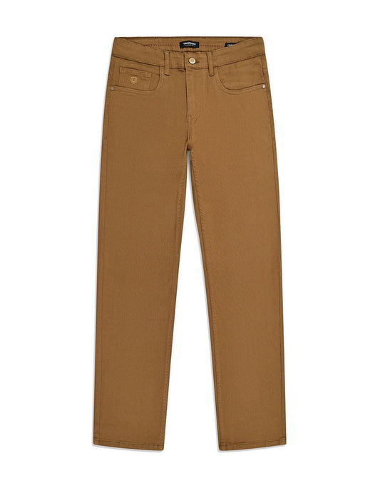 Camel Straight Fit Denim