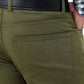 Olive Straight Fit Denim