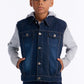 Mini Know For Sure Denim And Fleece Jacket