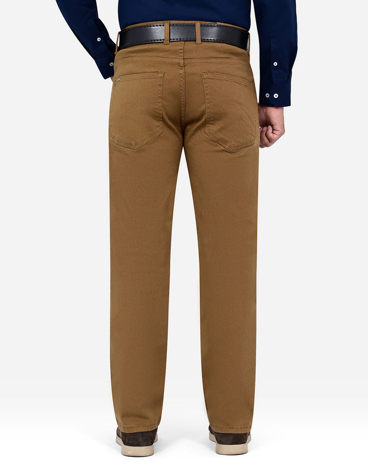 Camel Straight Fit Denim