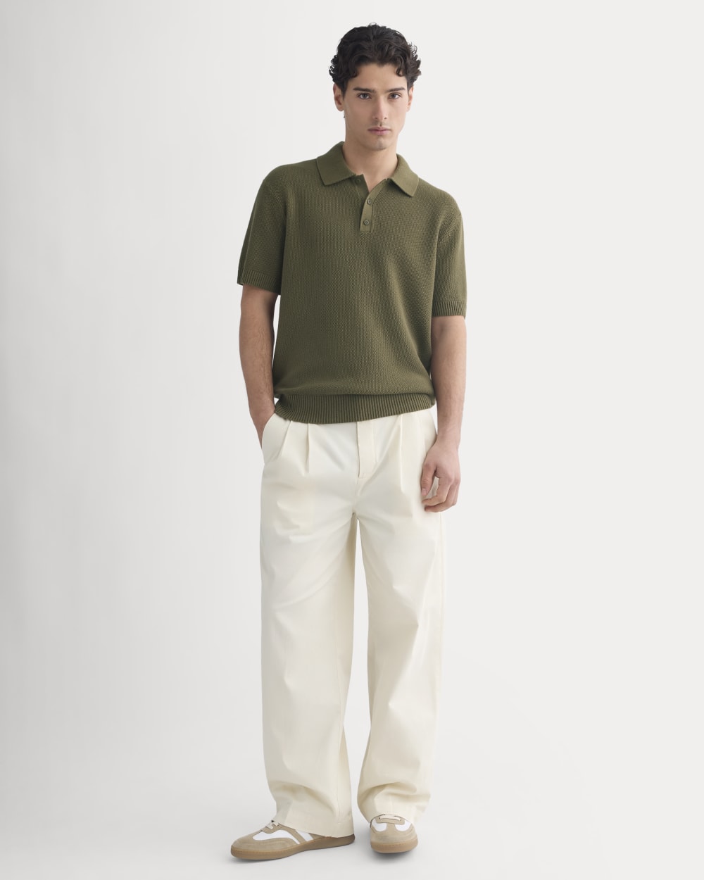 Seed Stitch Polo