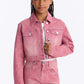 Mini Breaking My Heart Embellished Denim Jacket