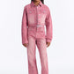 Mini Breaking My Heart Embellished Denim Jacket
