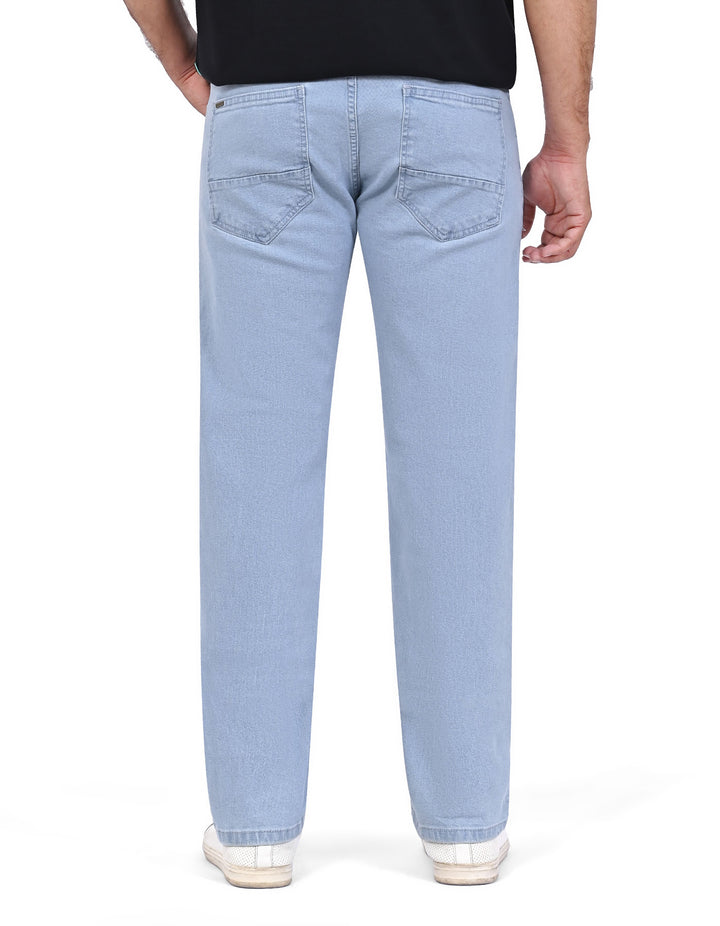 Ice Blue Straight Fit Denim
