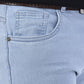Ice Blue Straight Fit Denim