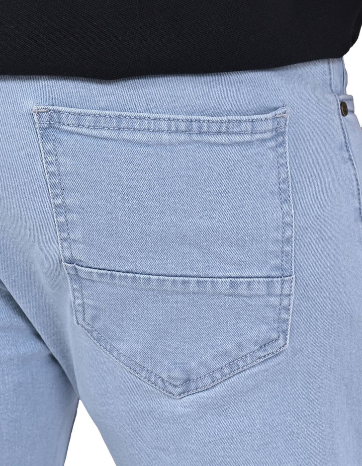 Ice Blue Straight Fit Denim