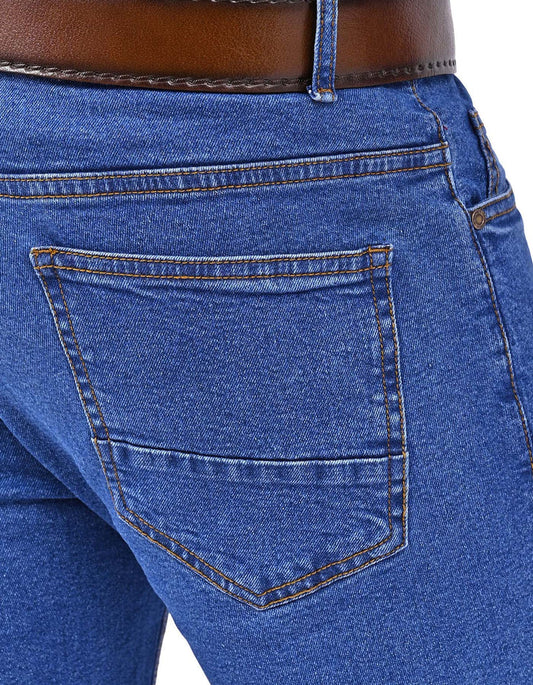 L Blue Straight Fit Denim