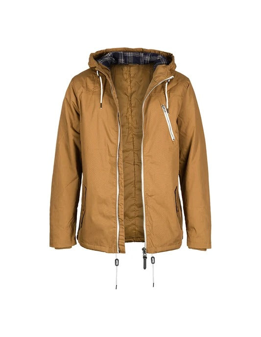 Jacket With Ribbed Cuff